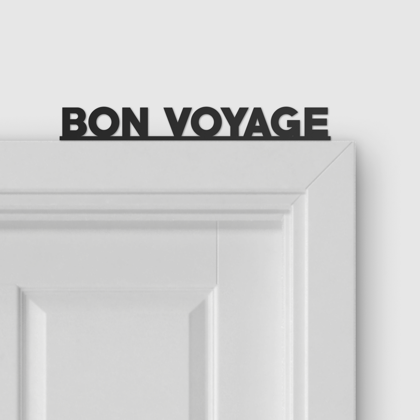 BON VOYAGE door topper and door tag