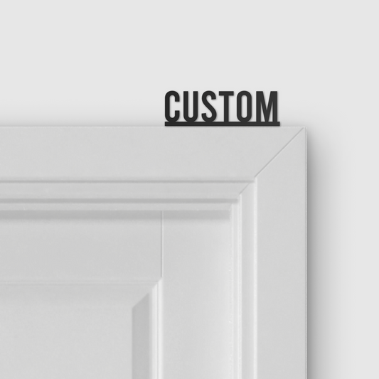 Custom Door Topper - Condensed