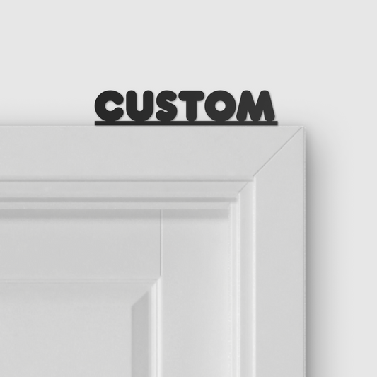 Custom Door Topper - Round