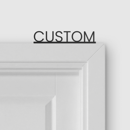 Custom Door Topper - Thin