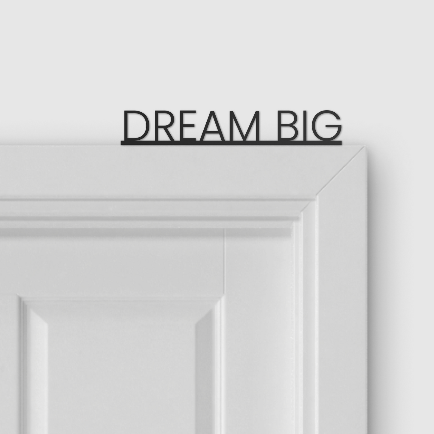 DREAM BIG door topper and door tag