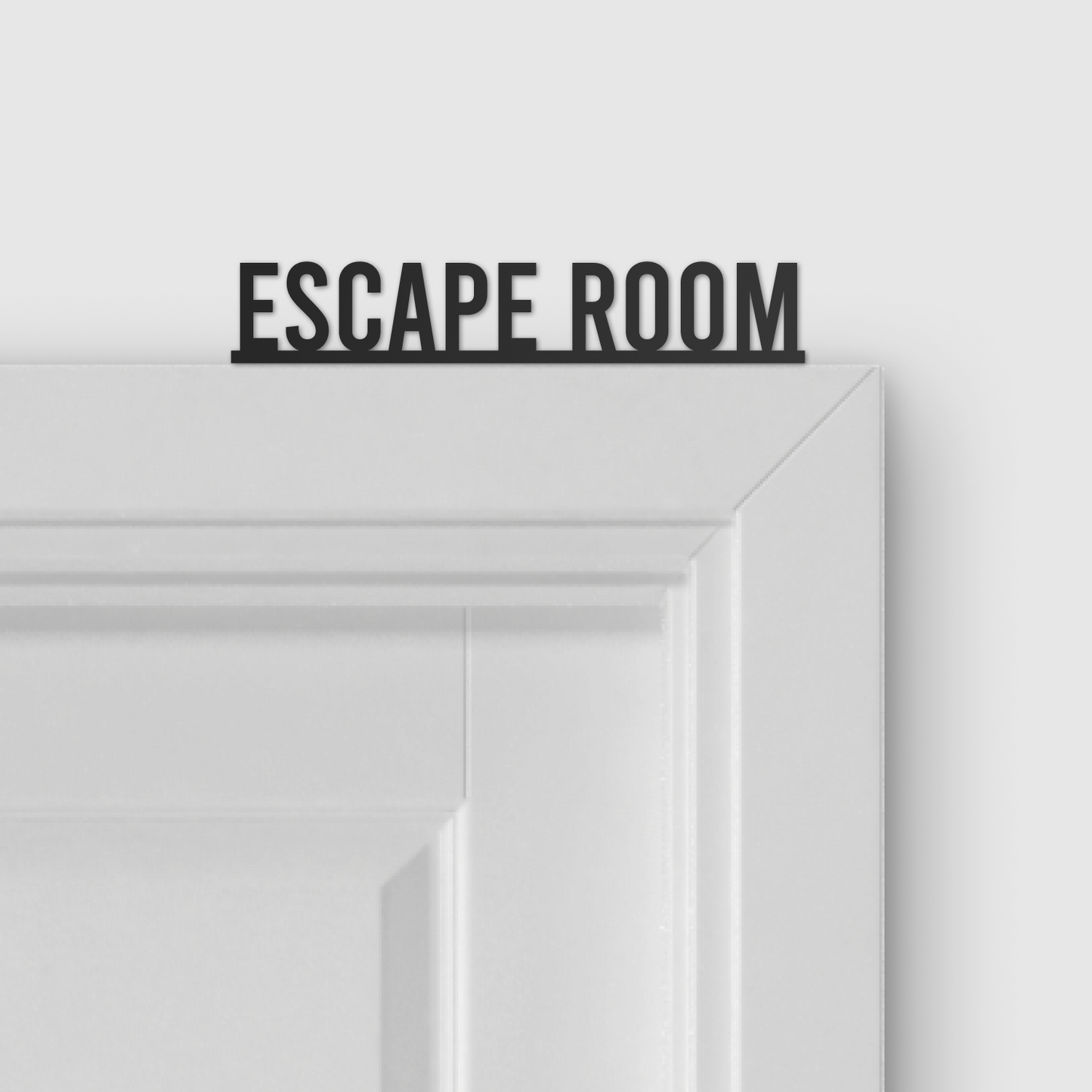 ESCAPE ROOM door topper and door tag