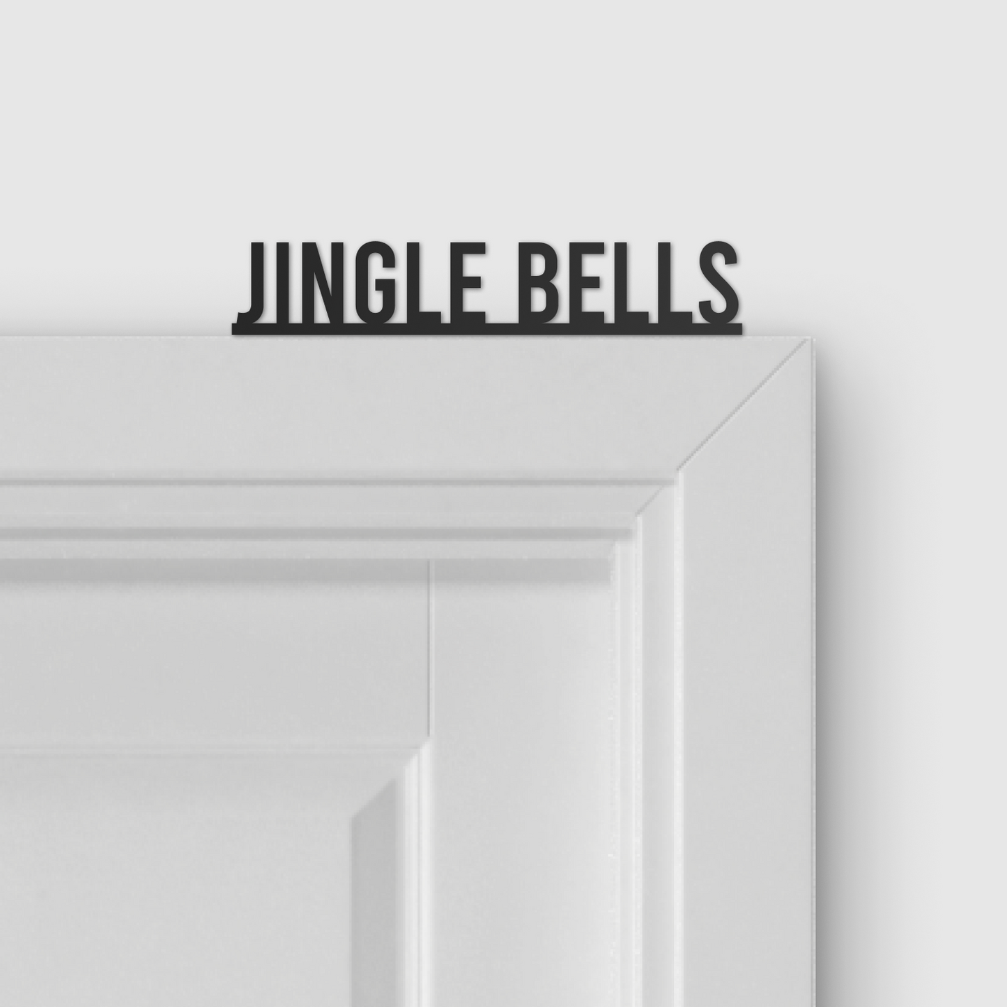 JINGLE BELLS door topper and door tag