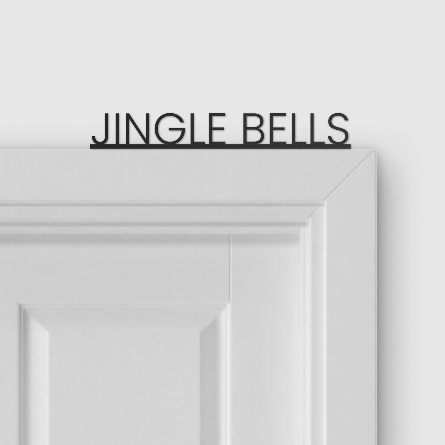 JINGLE BELLS door topper and door tag