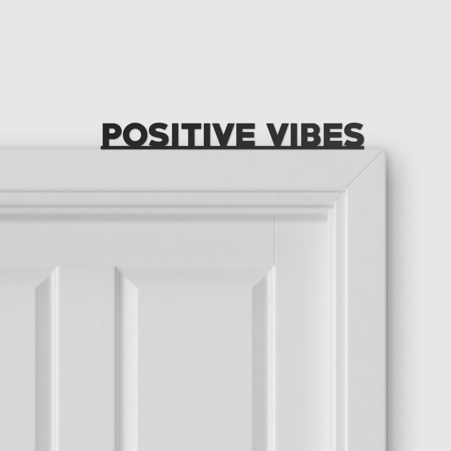 POSITIVE VIBES door topper and door tag