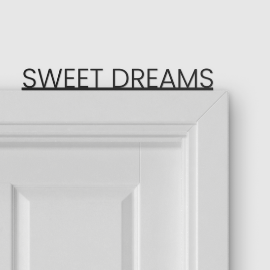 SWEET DREAMS door topper and door tag