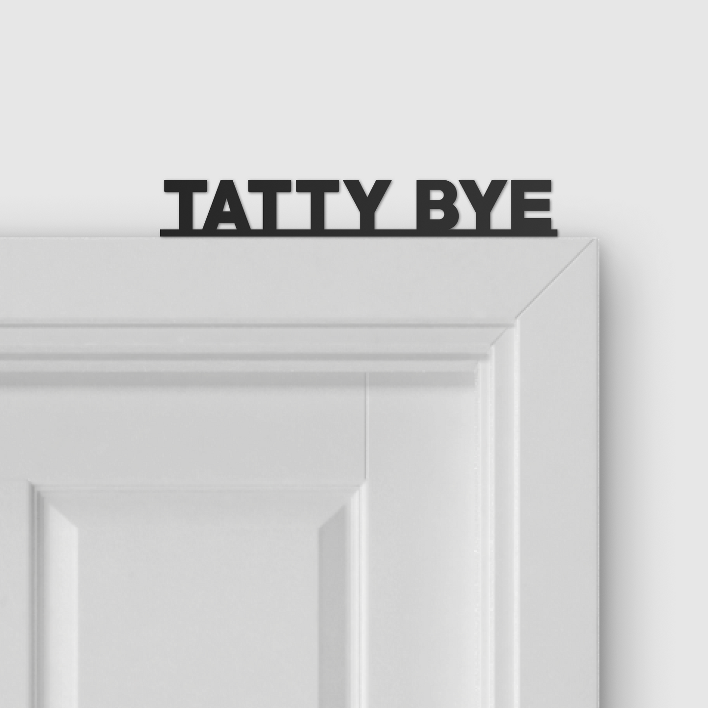 TATTY BYE door topper and door tag